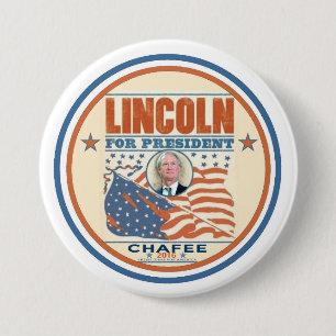 Lincoln for President Button