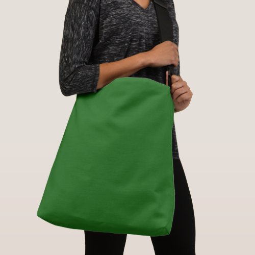 Lincoln Green Solid Plain Color Crossbody Bag