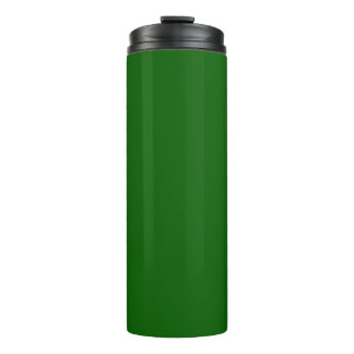 Lincoln Green Solid Plain Color Thermal Tumbler