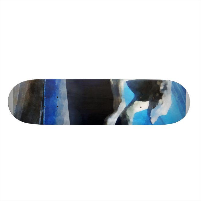 Lincoln Greyhound Hood Ornament Skate Decks