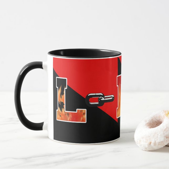 Lincoln High School Links Colors Mug (With Donut)