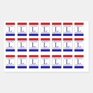 Lincoln Highway Traditional Colors Sticker