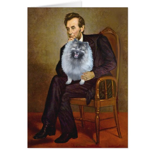 Lincoln - Keeshond (F) Cards (Front)