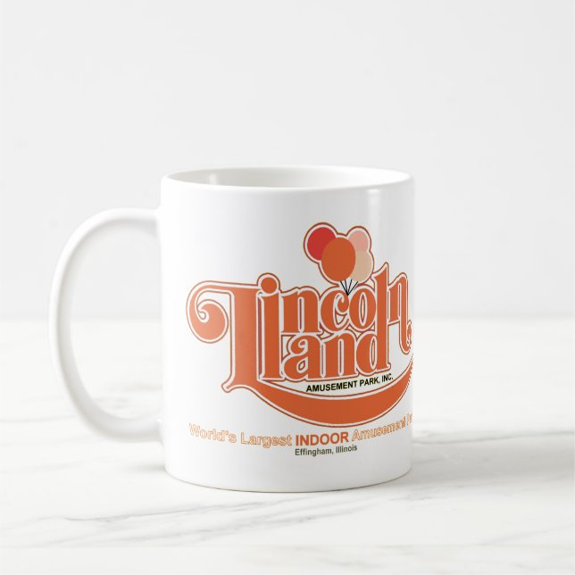 Lincoln Land Amusement Park, Effingham, Illinois C Coffee Mug (Left)