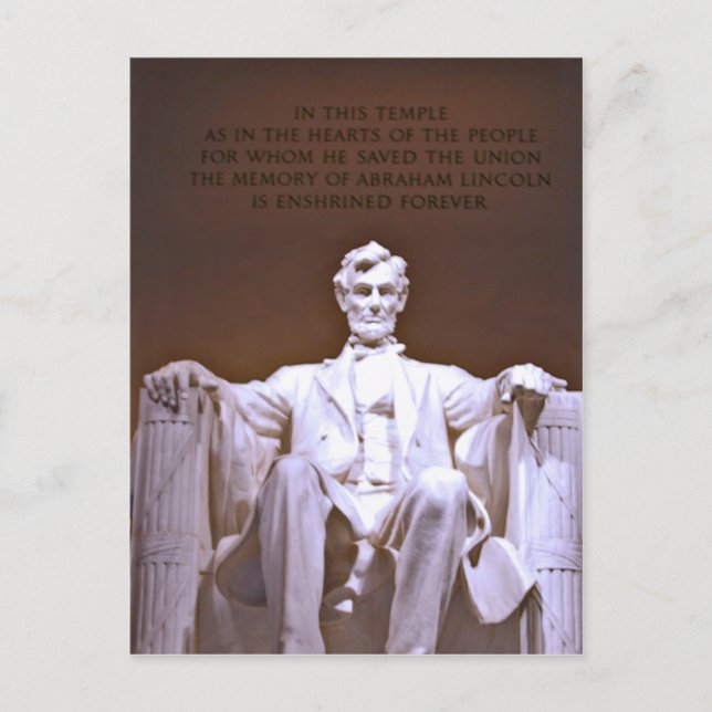Lincoln Memorial #1 Postcard (Front)