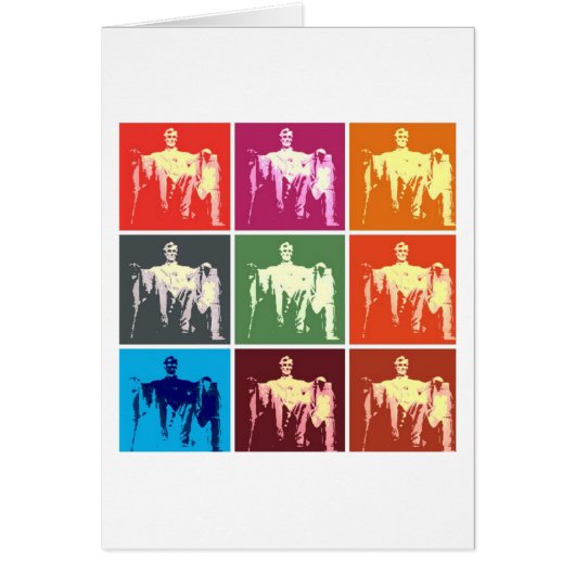 Lincoln Memorial Abstract Cards (Front)