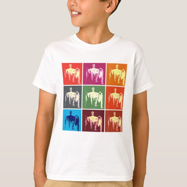 Lincoln Memorial Abstract T-Shirt (Front)