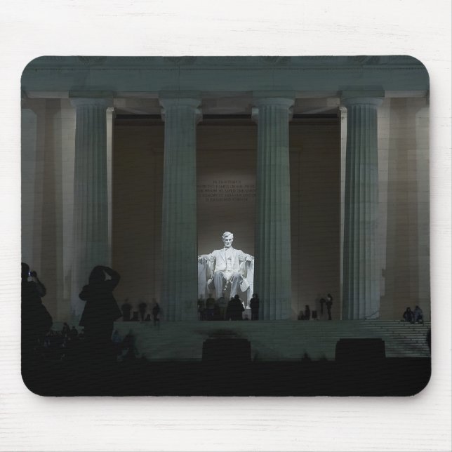 Lincoln Memorial at night Mouse Pad (Front)