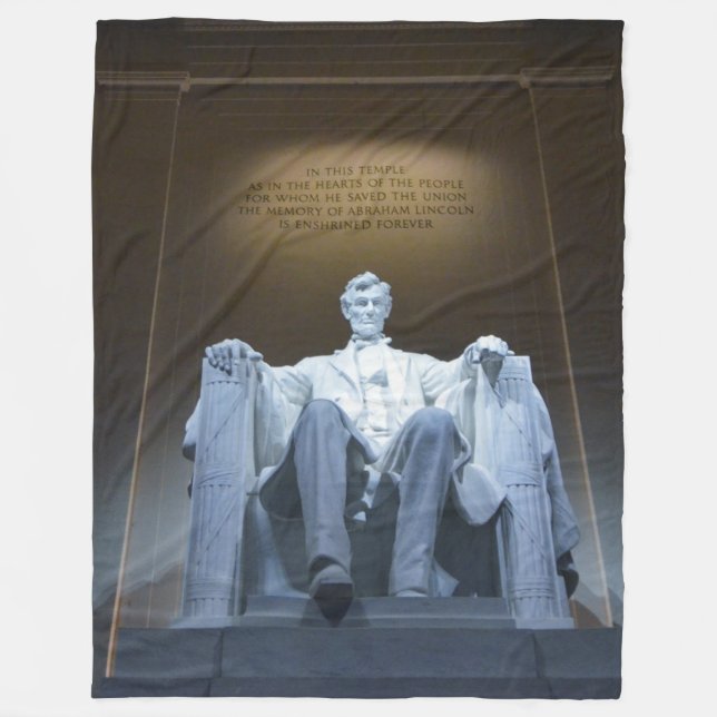 LINCOLN MEMORIAL FLEECE BLANKET (Front)