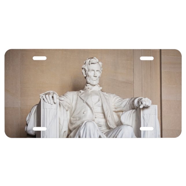 Lincoln Memorial License Plate (Front)
