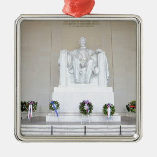 Lincoln Memorial. Metal Ornament