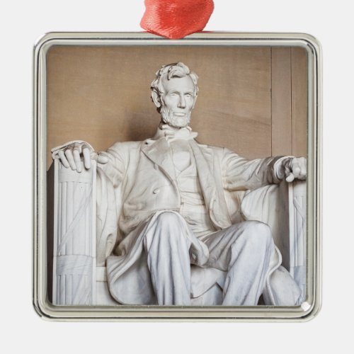 Lincoln Memorial Metal Ornament