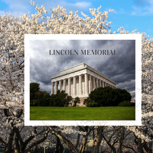 Lincoln Memorial Pillars National Mall Memorial Postcard