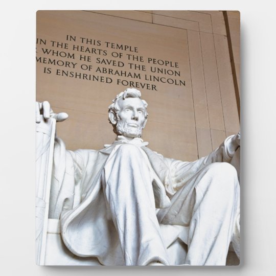 Lincoln Memorial Plaque