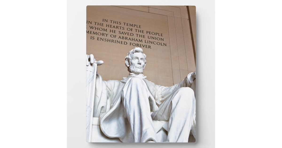 Lincoln Memorial Plaque