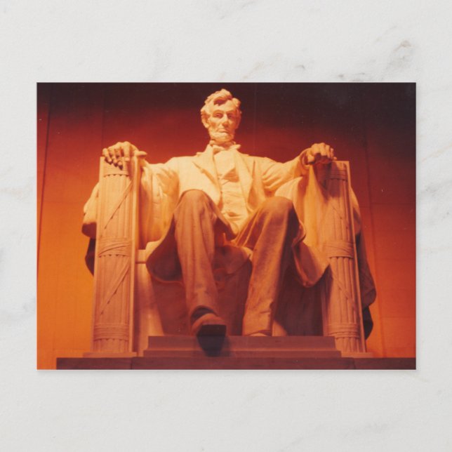 Lincoln Memorial Postcard (Front)
