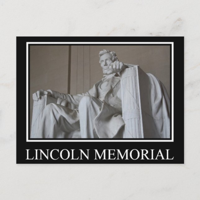 Lincoln Memorial Postcard (Front)