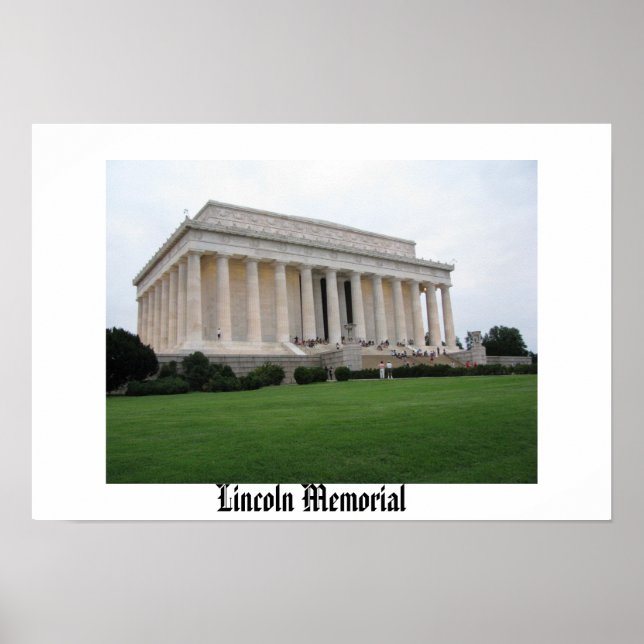Lincoln Memorial Poster (Front)
