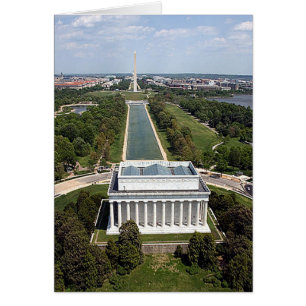 Lincoln Memorial Reflecting Pool Birthday Cards
