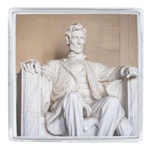 Lincoln Memorial Silver Finish Lapel Pin