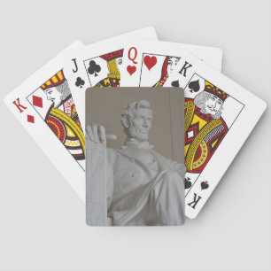 Lincoln memorial statue poker cards