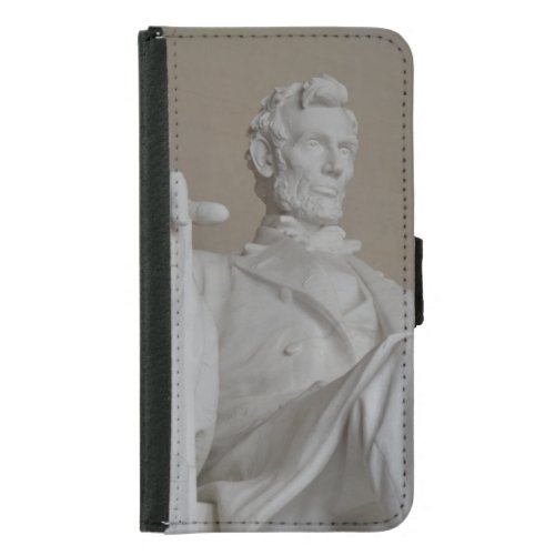 Lincoln memorial statue samsung galaxy s5 wallet case