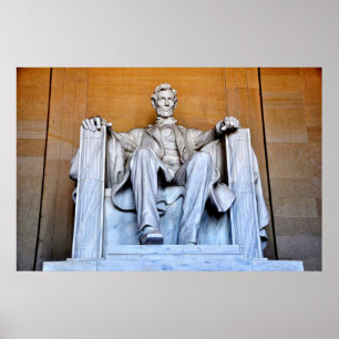 Lincoln Memorial Statue, Washington D.C. Poster