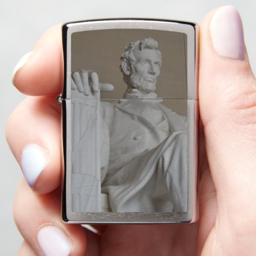 Lincoln memorial statue zippo lighter