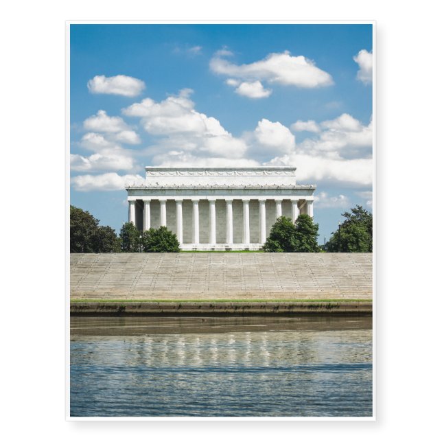 Lincoln Memorial Temporary Tattoos (Front)