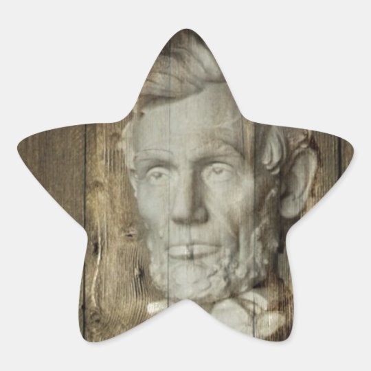 Lincoln Memorial washington dc Abraham Lincoln Star Sticker