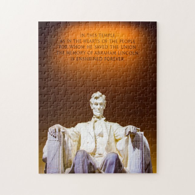 Lincoln Memorial Washington. Jigsaw Puzzle (Vertical)