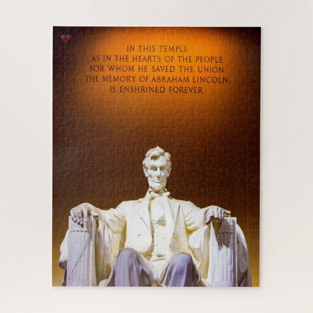 Lincoln Memorial Washington Jigsaw Puzzle (Vertical)