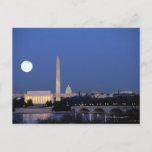 Lincoln Memorial, Washington Monument, US Postcard