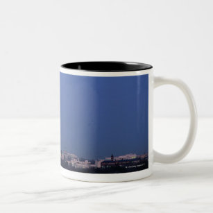 Lincoln Memorial, Washington Monument, US Two-Tone Coffee Mug
