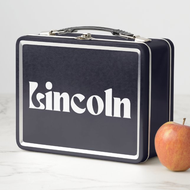 Lincoln Metal Lunch Box (In Situ)