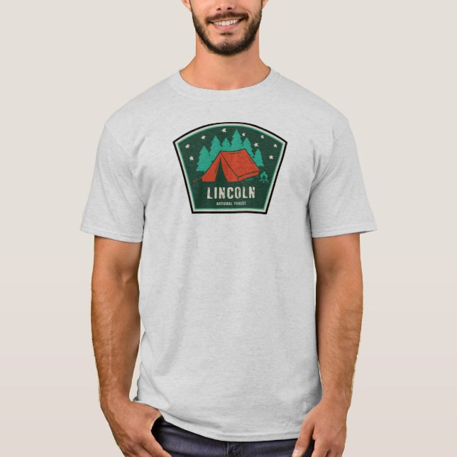 Lincoln National Forest Camping T-Shirt (Front)