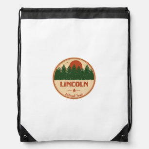 Lincoln National Forest Drawstring Bag