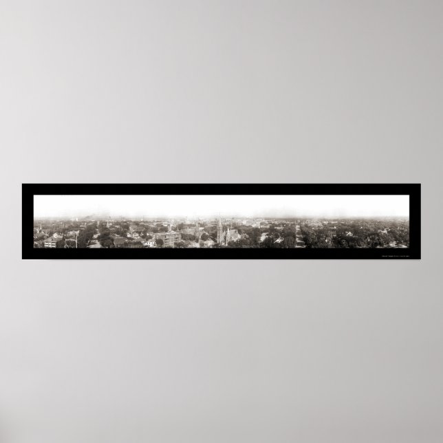 Lincoln NE Streets Photo 1908 Poster (Front)