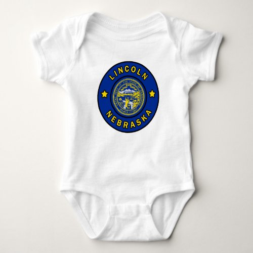 Lincoln Nebraska Baby Bodysuit
