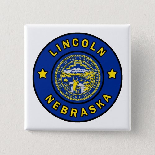 Lincoln Nebraska Button