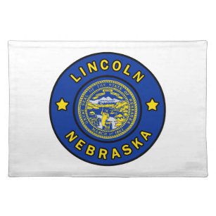 Lincoln Nebraska Cloth Placemat