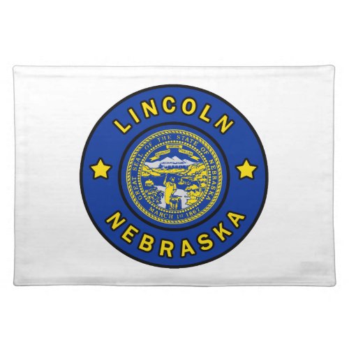 Lincoln Nebraska Cloth Placemat