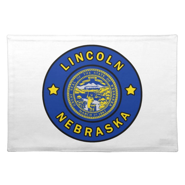 Lincoln Nebraska Cloth Placemat (Front)