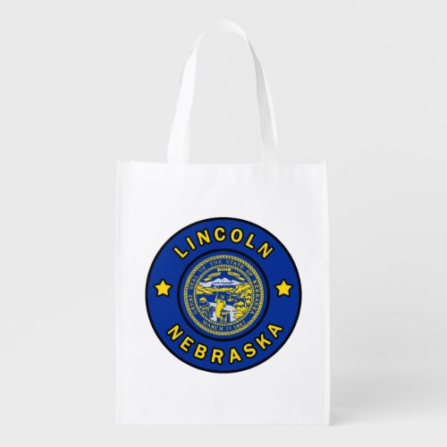 Lincoln Nebraska Grocery Bag