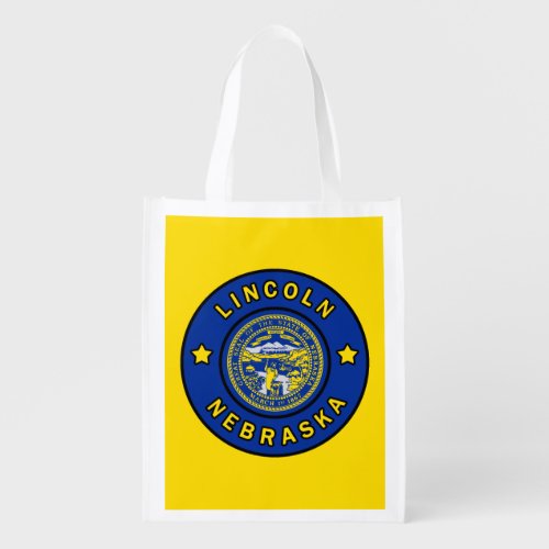 Lincoln Nebraska Grocery Bag