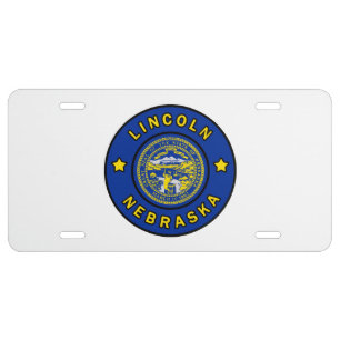 Lincoln Nebraska License Plate
