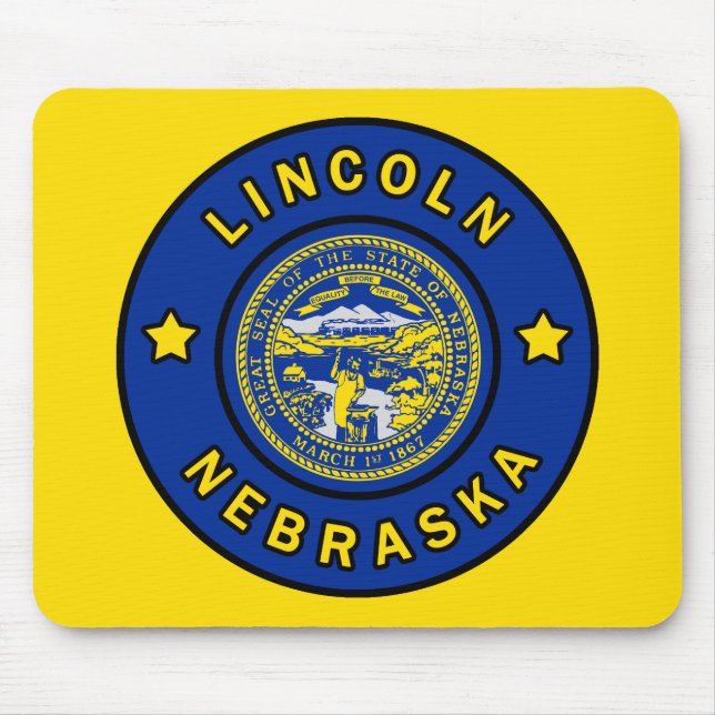Lincoln Nebraska Mouse Pad (Front)