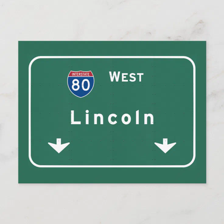 Lincoln Nebraska ne Interstate Highway Freeway : Postcard | Zazzle