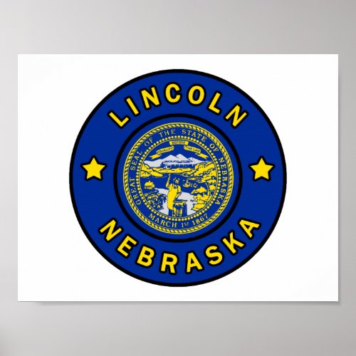 Lincoln Nebraska Poster