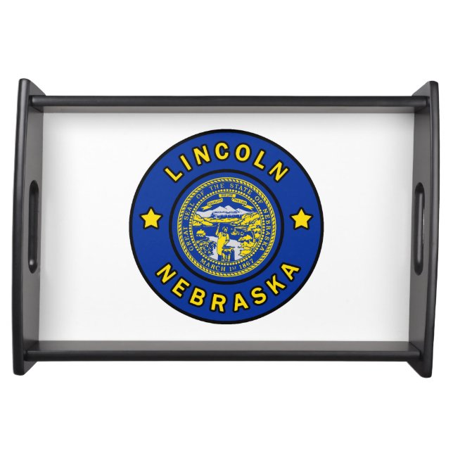 Lincoln Nebraska Serving Tray (Front)
